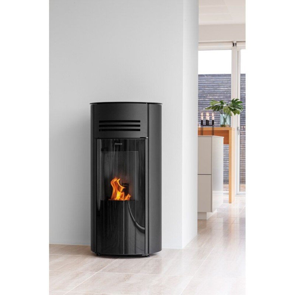 Pelletskamin Aduro P1 8 kW, svart, vue 2