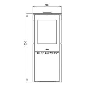 Braskamin Aduro 9.5 Lux Edition 6KW