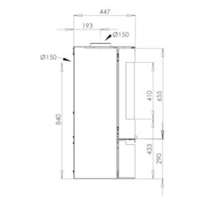 Braskamin Aduro 9.1, 6 kW