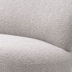 Snurrfåtölj Clément Bouclé Grey från Eichholtz