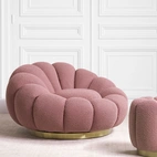 Fåtölj Mello Bouclé Rose från Eichholtz