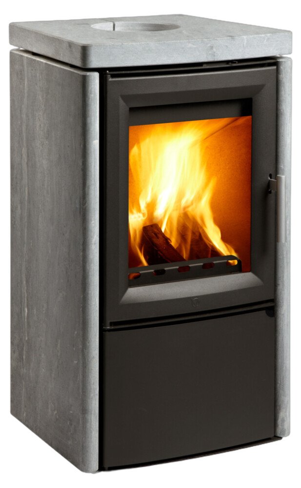 Braskamin Varde Aura 3 5 kW, sten