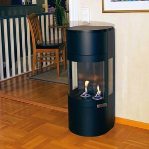 Etanolkamin Spismiljö Apartment 2, svart, 1,5 kW