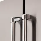 Bertazzoni Master kylskåp med dubbla dörrar, två fryslådor och integrerad ismaskin