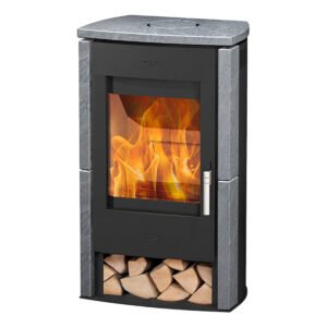 Braskamin FIREPLACE BRASIL med täljsten, 6 kW