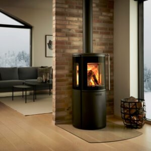 Varde Nordic 9 Air braskamin 6,2 kW, mattsvart