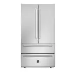 Bertazzoni Professional kylskåp med två fryslådor och integrerad ismaskin