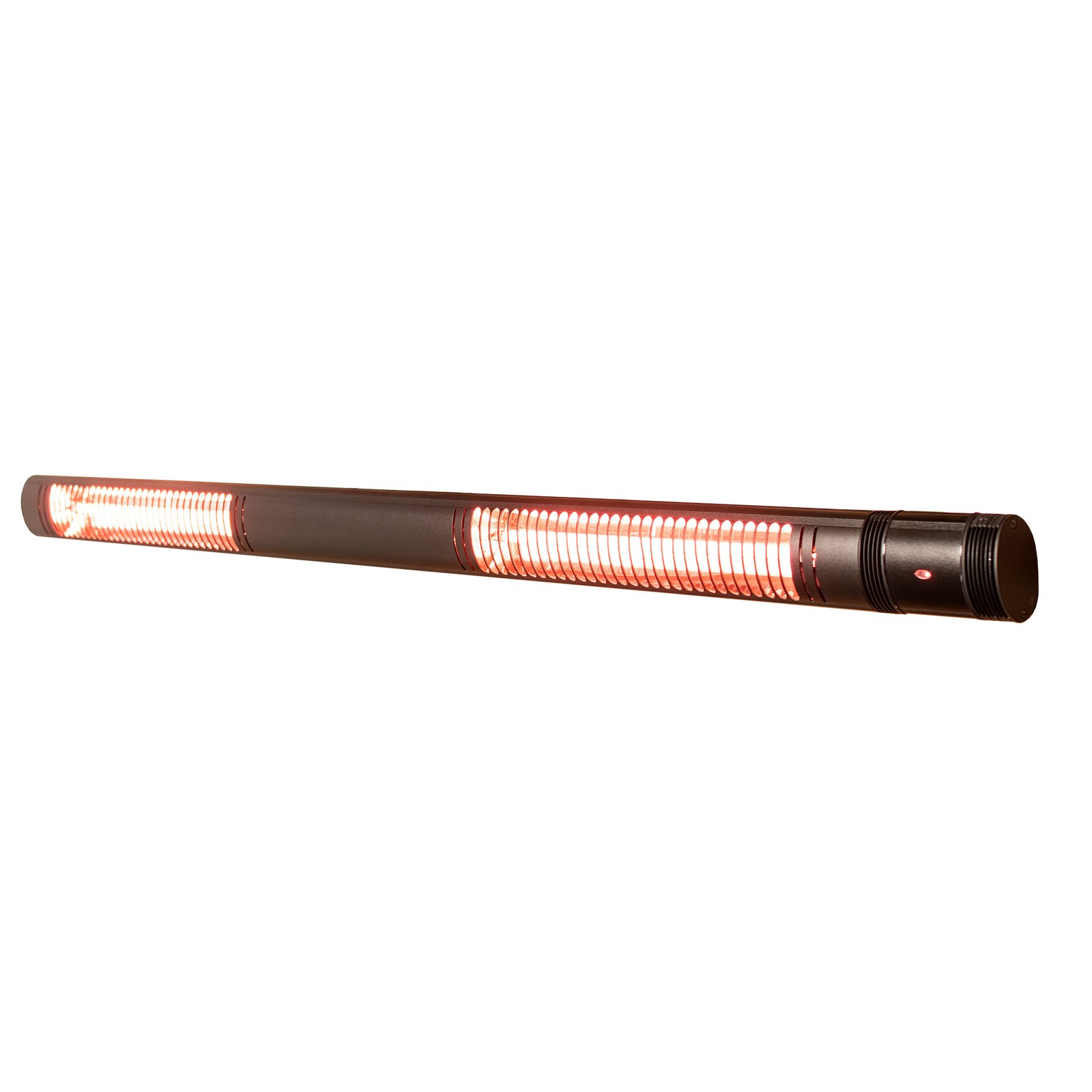 Gasolvärmare HEAT1 3000 W, svart dubbel terrassvärmare för uterum och utomhusmiljö, vue 3