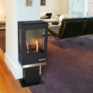 Etanolkamin Spismiljö Apartment 1, bioetanol, svart, 1,5 kW