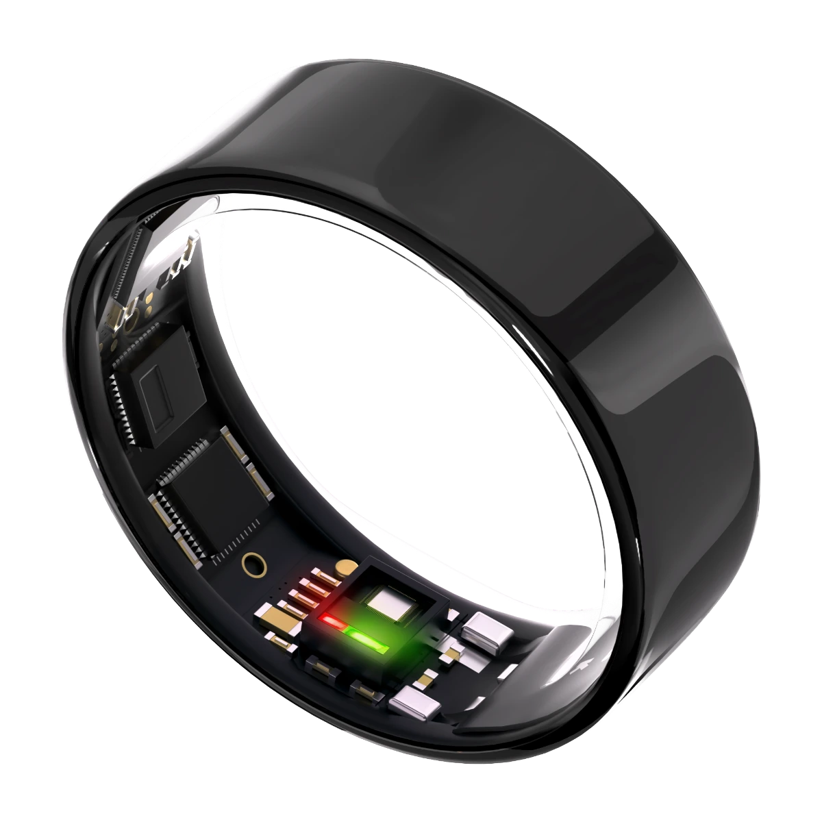 Ultrahuman Ring AIR, uppkopplad ring, Aster Black, vue 6