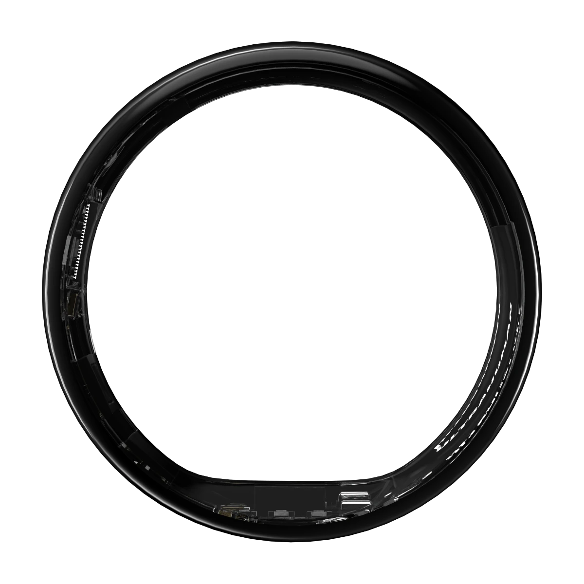 Ultrahuman Ring AIR, uppkopplad ring, Aster Black, vue 4
