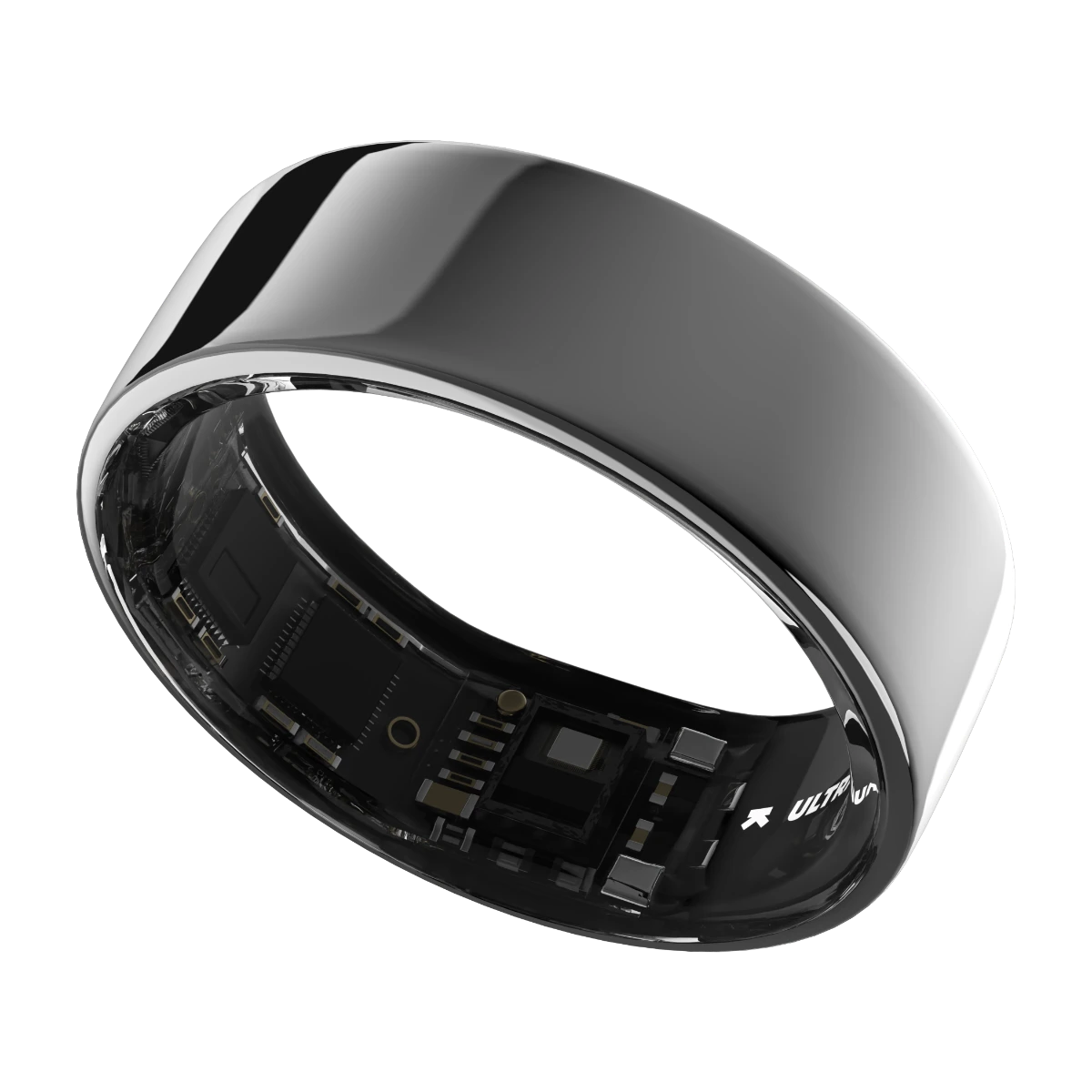 Ultrahuman Ring AIR smart ring, storlek 05, Space Silver, vue 2