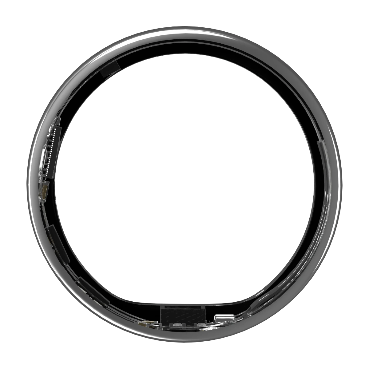 Ultrahuman Ring AIR smart ring, storlek 05, Space Silver, vue 4