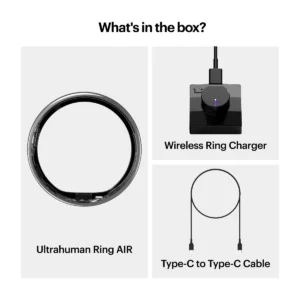 Ultrahuman Ring AIR smart ring, storlek 05, Space Silver