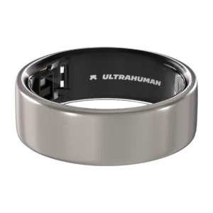 Ultrahuman Ring AIR smart ring, Raw Titanium, storlek 05