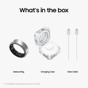 Samsung Galaxy Ring, smart ring i Titanium Silver
