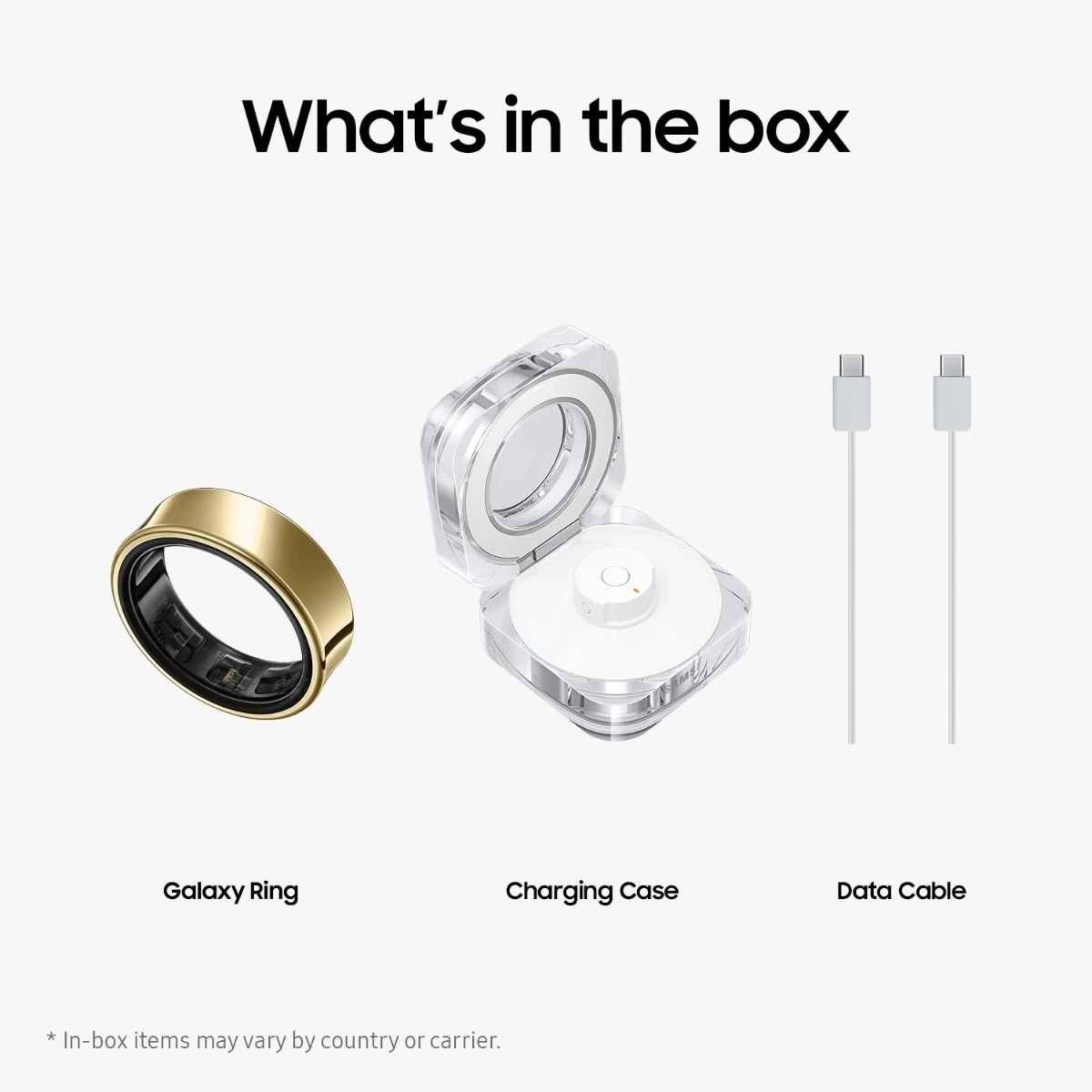 Samsung Galaxy Ring smart ring, storlek 11, Titanium Gold, vue 10