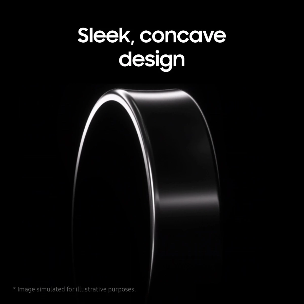 Samsung Galaxy Ring smart ring, storlek 11, Titanium Gold, vue 4