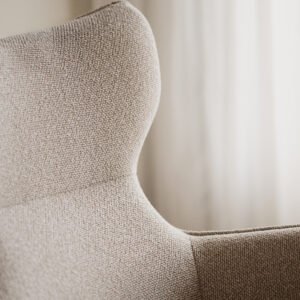 Jenkins fotpall Beige / Svart