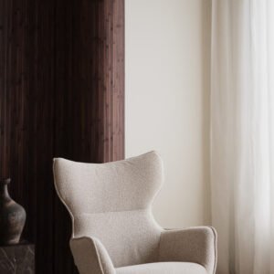 Jenkins fotpall Beige / Svart