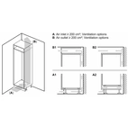 Bosch Serie 2 integrerat kylskåp KIR81NSE0, vue 2