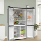 Bosch Serie 4 kyl och frys med dubbeldörrar KFN96VPEA, 91 cm, VitaFresh XXL, NoFrost och LED-belysning, vue 7