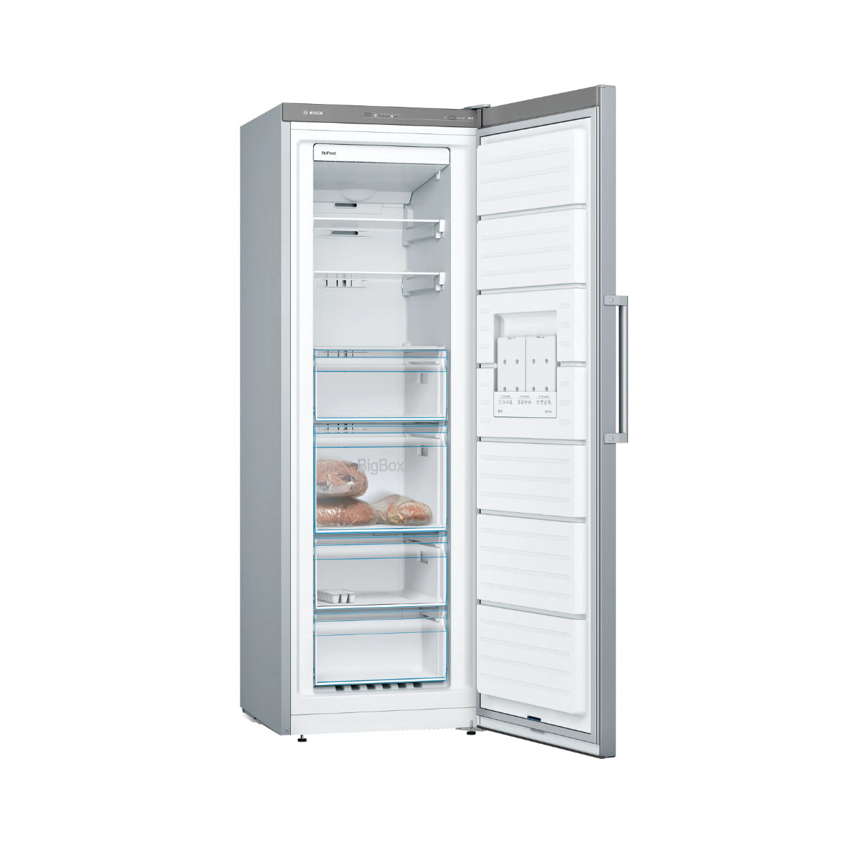 Bosch Serie 4 GSN33VLEP, 176 cm fristående frysskåp med NoFrost och SuperFreezing, vue 2