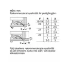 Bosch integrerat kylskåp KIR81VFE0 Serie 4, 177 cm, VitaFresh och SoftClose