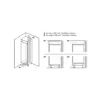 Bosch integrerat kylskåp KIR81VFE0 Serie 4, 177 cm, VitaFresh och SoftClose, vue 2