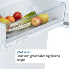 Bosch kyl och frys KGV39VWEA, vit modell med VitaFresh och låg energiförbrukning, vue 8