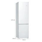 Bosch kylfrys KGE39AWCA, vue 3