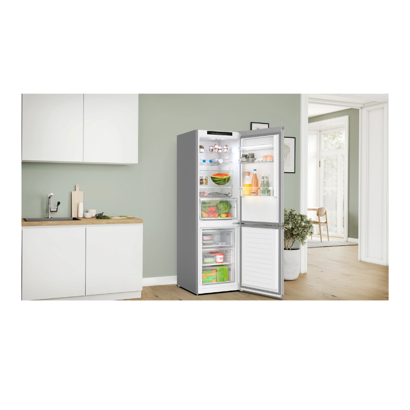Bosch Kyl/frys kombi KGN33NLEB, 279 l med NoFrost, vue 4