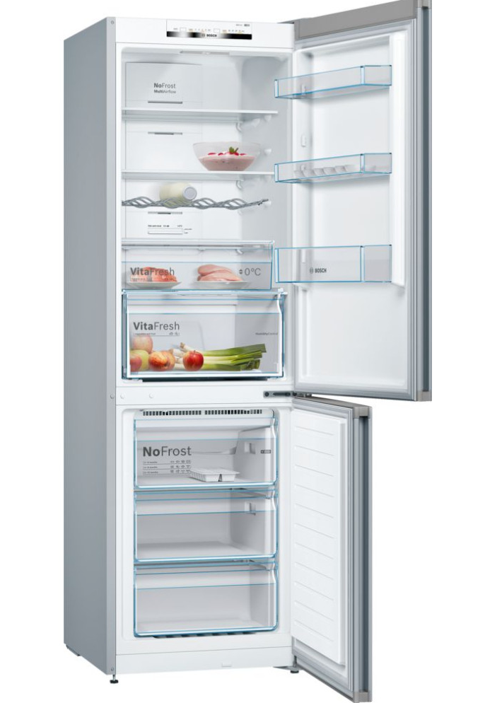 Bosch Serie 4 Kombinerad Kyl och Frys KGN36VLED, NoFrost, vue 2
