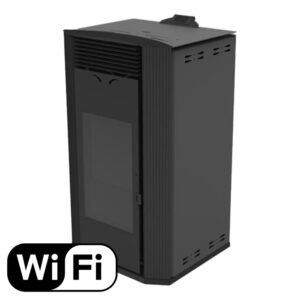 Vattenmantlad pelletskamin Paula, 24 kW