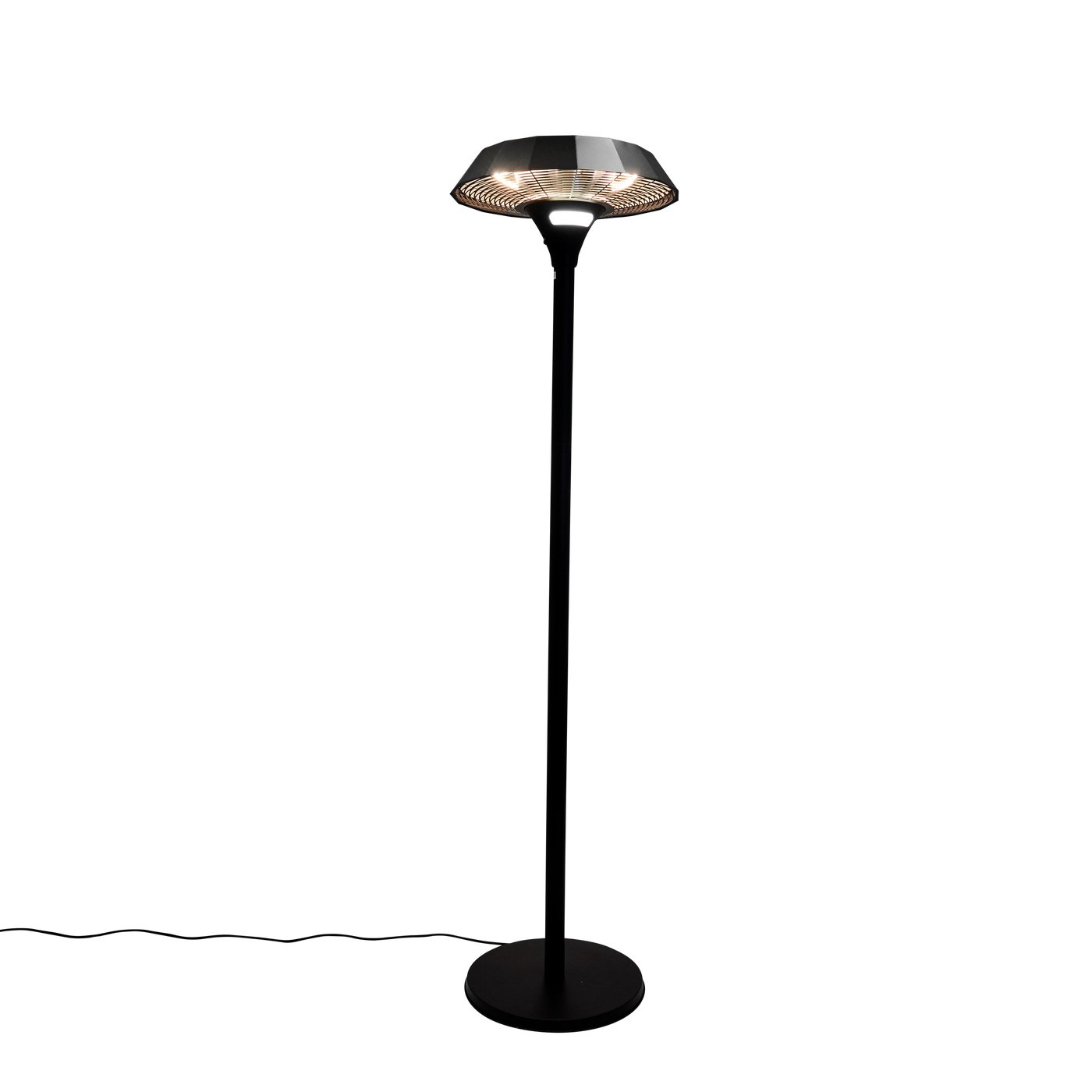 Terrassvärmare Hortus Golvmodell UFO 800/1300/2100 W Fjärrkontroll HA, vue 2