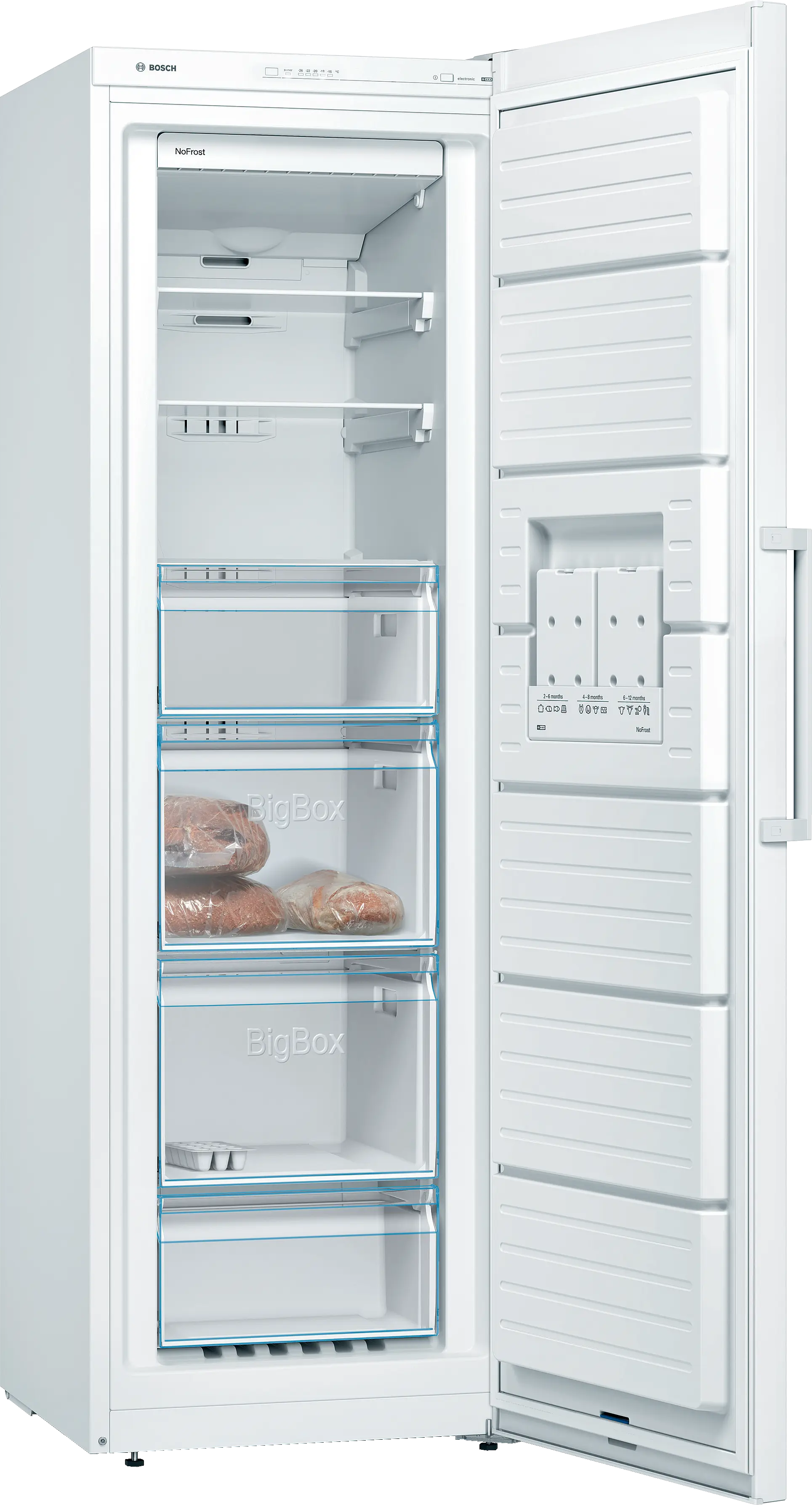 Bosch Serie 4 GSN36VWEP Frysskåp 242 L NoFrost – Vit, Energiklass E - Bild 4