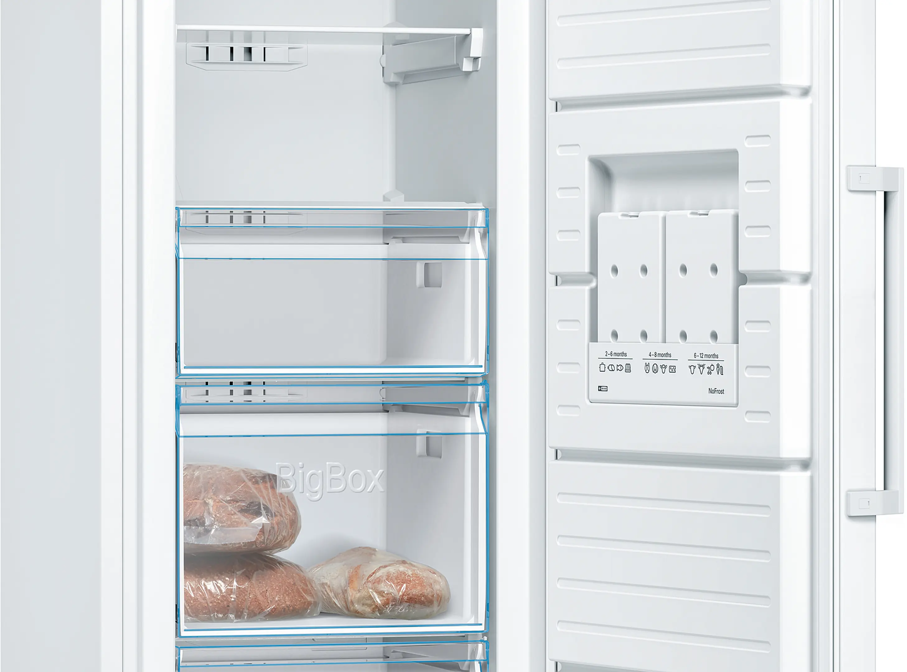 Bosch Serie 4 GSN36VWEP Frysskåp 242 L NoFrost – Vit, Energiklass E - Bild 2